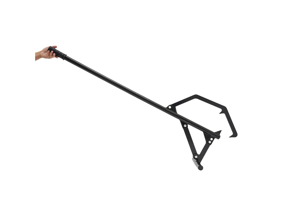 Elevador de madera, diseño ajustable, alta capacidad de carga, acero resistente a la oxidación, OEM negro