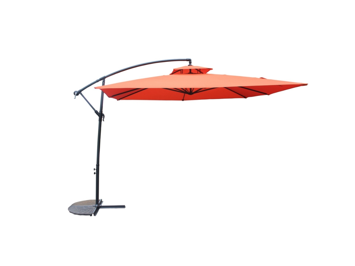 Capri Sombrilla  Terracota Desplazada Redonda 2,95 X 2,95 M