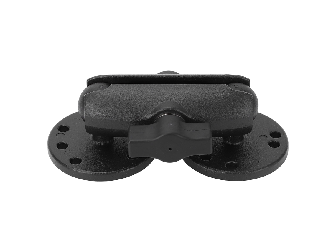 Soporte de aluminio de doble brazo para cañas de pescar de 3,5 pulgadas