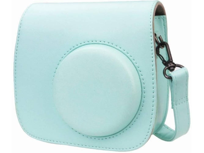 Estuche WJS Piel Fujifilm Instax Mini 8/Mini 8+/Mini 9 Instant Camera (Azul)
