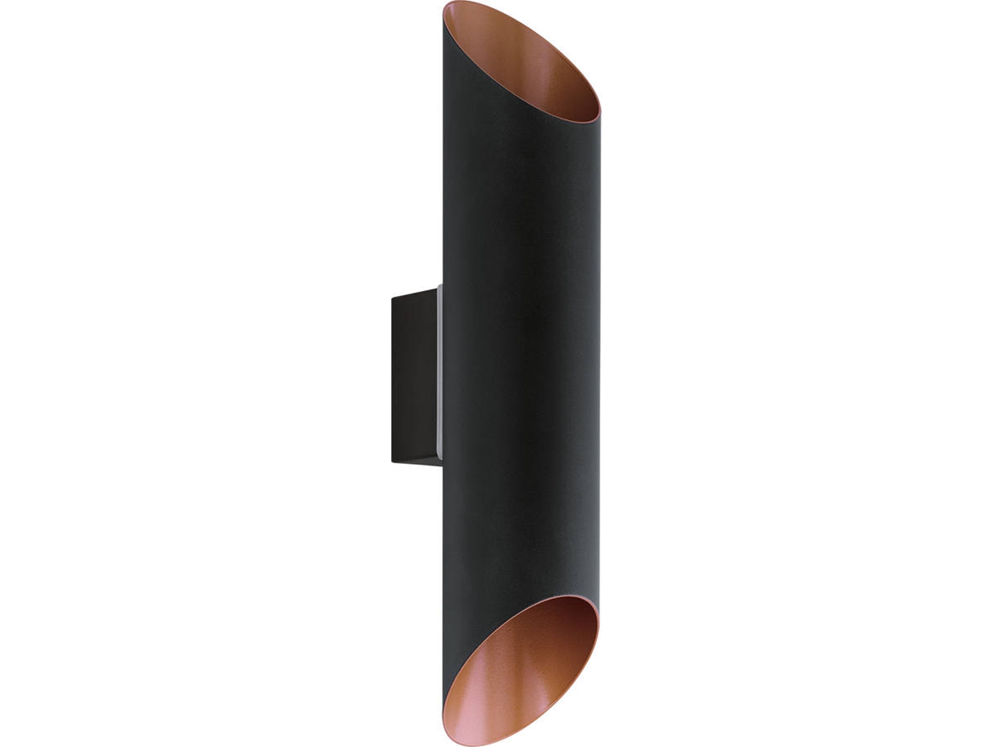 EGLO Lámpara LED de pared para jardín Agolada negro 2x3,7W