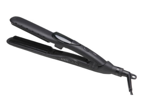 Plancha Todo En Uno con Temperatura Regulable y Función Vapornegro BISBISOUS