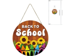 Letrero de bienvenida a la escuela, decoración de puerta con lápiz, accesorios para fotos, decoración del aula, Gokoco