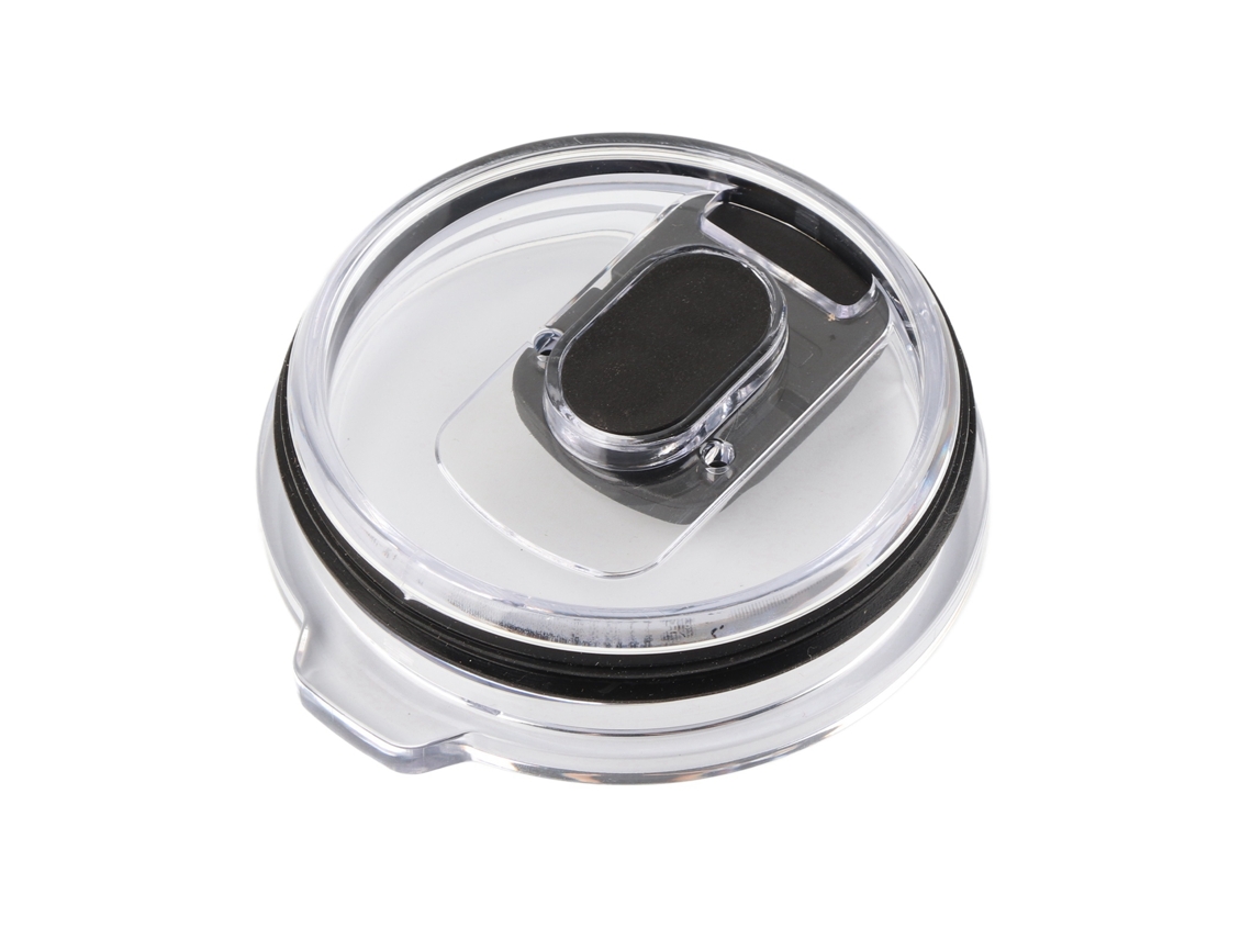 Tapa Magnética Para Taza Térmica Con Cierre Deslizante Antiderrame, 590 Ml, Color Negro, Repuesto