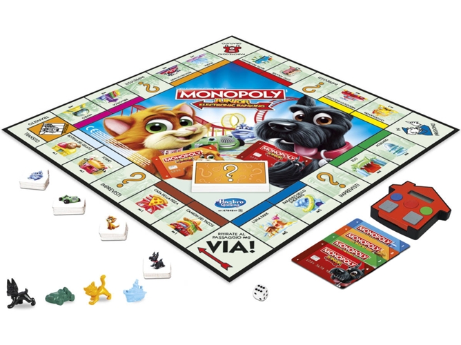 Juego de Mesa Gioco in Scatola Monopoly Junior Electronic Banking