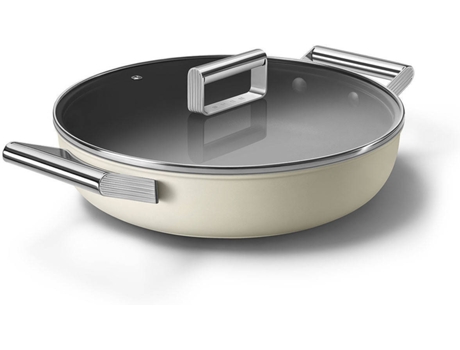 Cacerola SMEG CKFD2811CRM (28 cm)