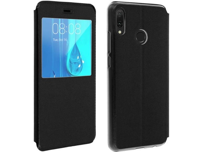 Funda Huawei Y9 2019 AVIZAR Window Negro