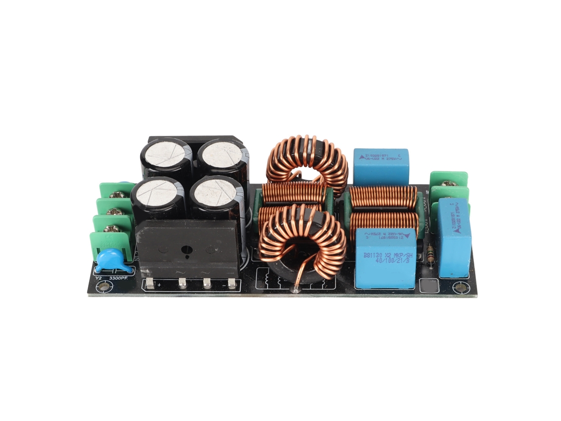 Tarjeta De Filtro De Potencia Emi De Modo Común De 2 Etapas Para Amplificador De Audio De 110-250 V Ca
