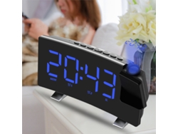 Reloj Despertador Led De Proyección Radio Reloj Digital Con Cargador Usb - Reloj Despertador Dual Para Dormitorio