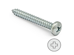 Tornillo rosca metal din 7981 zincado larg.r/chapa 50mm ø rosca chapa 5.5mm