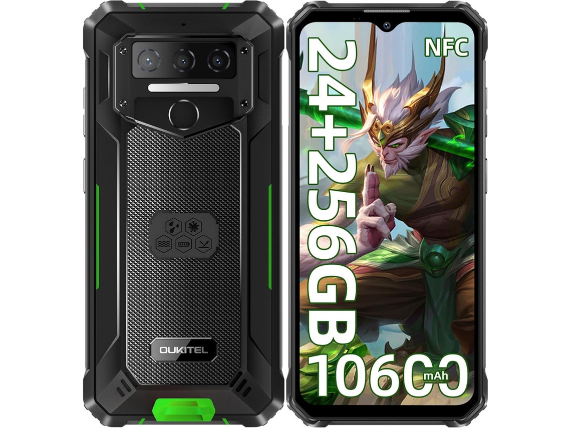 Wp23 Plus 10600mAh 24GB RAM 256GB Rom 6.52'' HD IP68 IP69K MDUG (negro) | MDUG