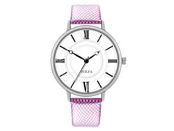Reloj De Pulsera Unisex De Moda Informal De Cuarzo Analógico Morado Para Uso Diario. Regalo Ideal.