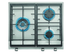 Placa de Gas TEKA EX/60.1 3G AI AL DR CI (Gas Natural - 50 cm - Inox)