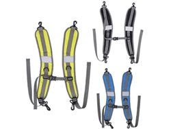 Correas ajustables para mochila 2026 con acolchado para deportes al aire libre. Correas de hombro de repuesto con cinta reflectante.