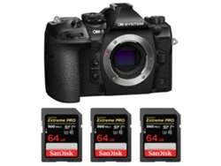 Om System Om-1 Mark Ii + 3 Sandisk 64gb Uhs-ii 300mb/s + Ebook “20 Consejos Para Fotos Que Impactan”
