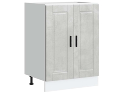 Maison Exclusive - Mueble Bajo De Cocina porto Gris Cemento Madera Reconstituida