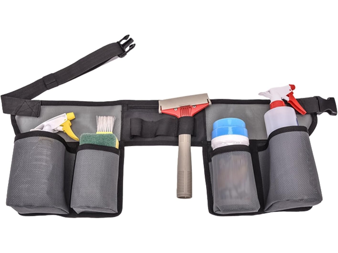Soporte Para Herramientas, Cinturón De Limpieza, Bolsa De Almacenamiento Multifuncional De Alta Resistencia.