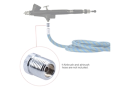 Adaptador de conversión para aerógrafo Badger, conversión a rosca BSP de 1/8''