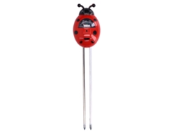 Medidor De Humedad Del Suelo Ladybug Con 3 Tablas De Calibración Y Prueba De Ph Para Plantas.