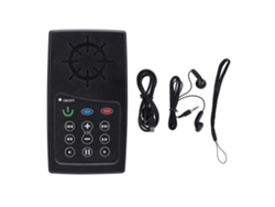 Leitor De Escrituras Portátil Com Energia Solar, Multilíngue, 4gb, Som, Reprodutor De Áudiolivros Preto