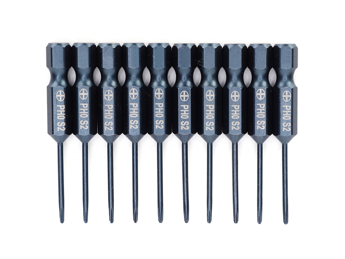 10 Puntas Magnéticas Para Destornillador Eléctrico De Cruz, Acero Aleado S2, Herramienta Manual.