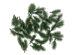 55 Ramas De Pino Artificiales, Verdes, 8 Cm, Decoración Para Corona De Adviento, Material De Polietileno.