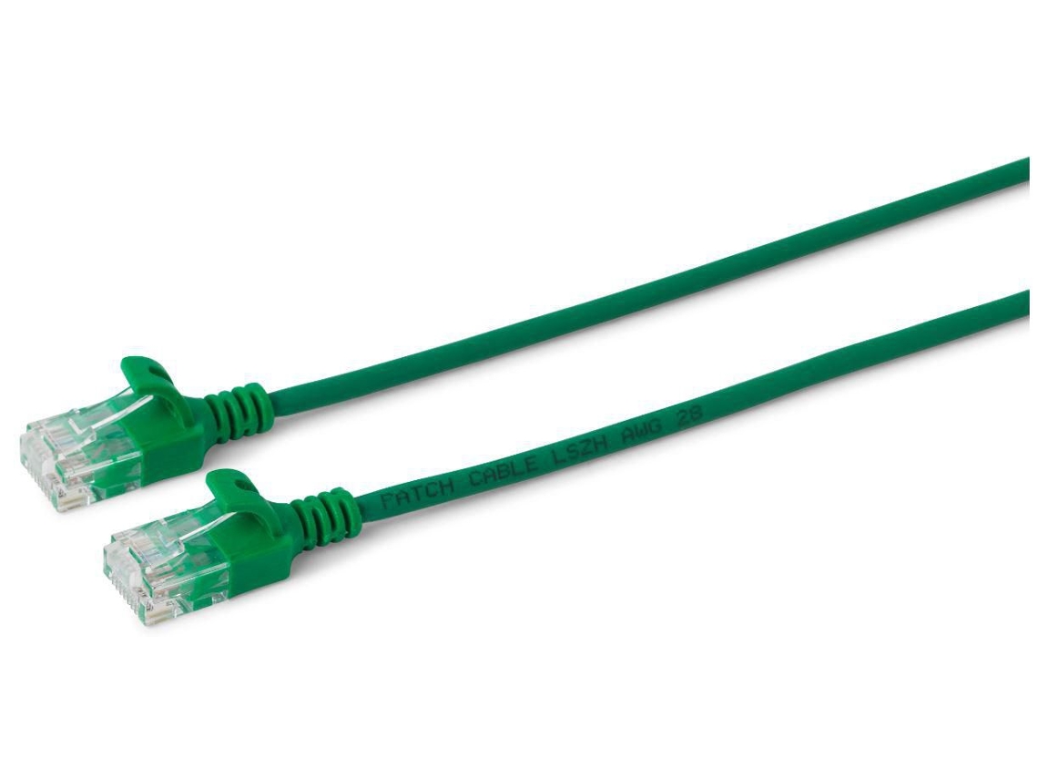U/utp Cat6 0.15m Green Slim,