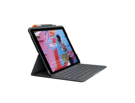 Teclado LOGITECH Slim Folio para iPad 7ª G. Francés