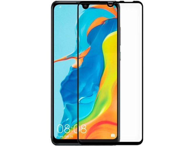 Protector de Cristal Templado Huawei P30 Lite Full 3D Negro