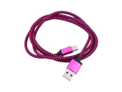 Cable De Datos Usb 3.1 Trenzado Type-c Para Carga Rápida Y Sincronización Para Samsung Rojo