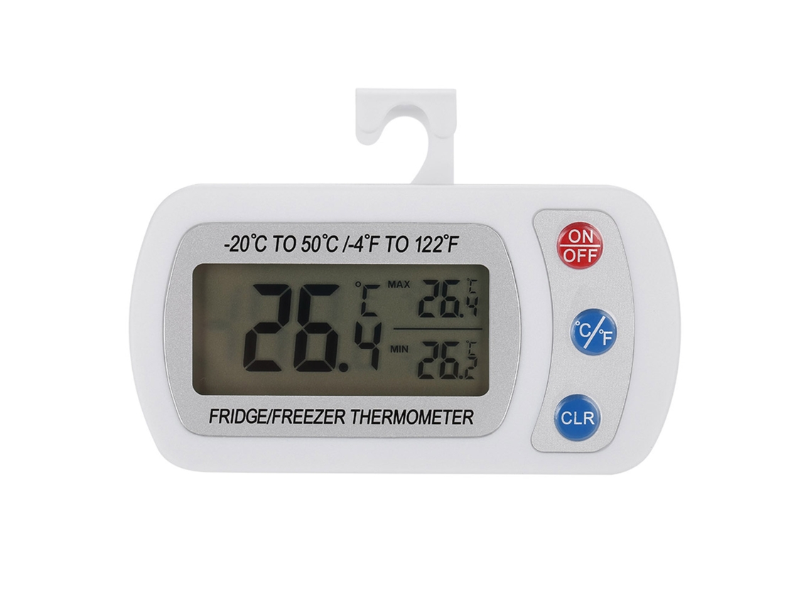 2026 Store-termómetro Digital Para Nevera Y Congelador Con Pantalla Lcd Grande Y Soporte Ajustable