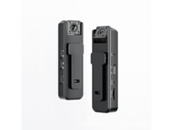 Mini cámara portátil con video HD de 1080p, cámara oculta portátil con lente giratoria y visión nocturna, batería de larga duración, cámara corporal para espionaje.