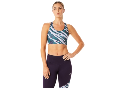 Sujetador Deportivo para Mujer ASICS Multicolor para Fitness (L)