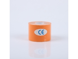 Cinta kinesiológica para lifting facial, contorno en V, cuello y contorno de ojos. Mdug (naranja, 7,5 cm x 5 cm)