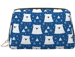 Bolsa De Viaje Cuero Organizador Para Mujer Diseño Estampado Vacaciones