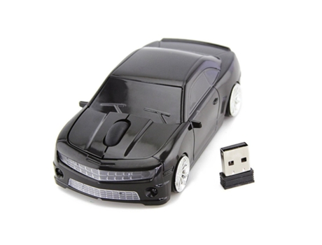 Ratón ENKERS Chevrolet (Inalámbrico - 1600 dpi - Negro)