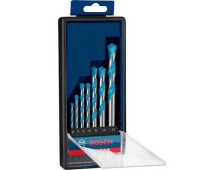 Conjunto de Brocas BOSCH Cyl-9 Expert Multiconstruction - 4-5-6-6-8-10-12 mm - 7 Un para Conjunto de Taladros de Impacto