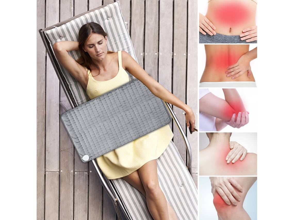 Almohadilla Eléctrica Para Alivio Del Dolor Y Crampeos Menstruales