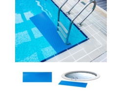 Alfombrilla Antideslizante Para Escalera De Piscina En Oferta: Alfombrilla Antideslizante Para Escalera De Piscina, Color Azul.