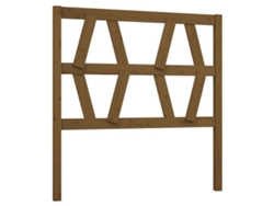Maison Exclusive - Cabecero De Cama Madera Maciza De Pino Marrón Miel 81x4x100 Cm