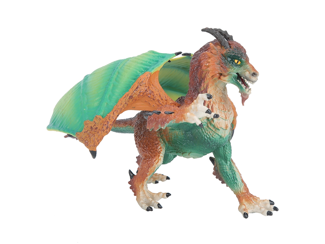 Figura coleccionable de dragón de gran realismo de BJ-Model - Juguete educativo para niños - Dragón salvaje