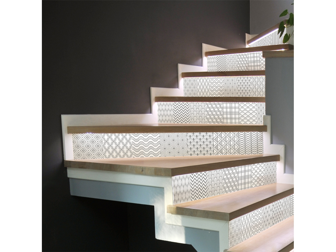 Papel de Pared Decal Riser Tiles Thorvald X 2 AMBIANCE STICKER
