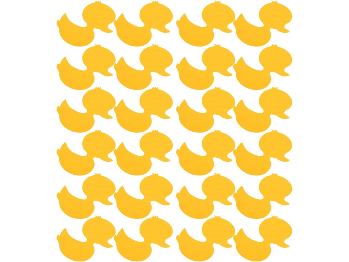 Juego de pegatinas antideslizantes con forma de patitos amarillos para niños y niñas, ideales para la hora del baño, Slowmoose