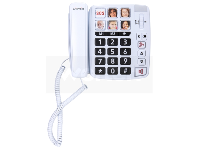 Teléfono Fijo SWISSVOICE Xtra 1110 Blanco
