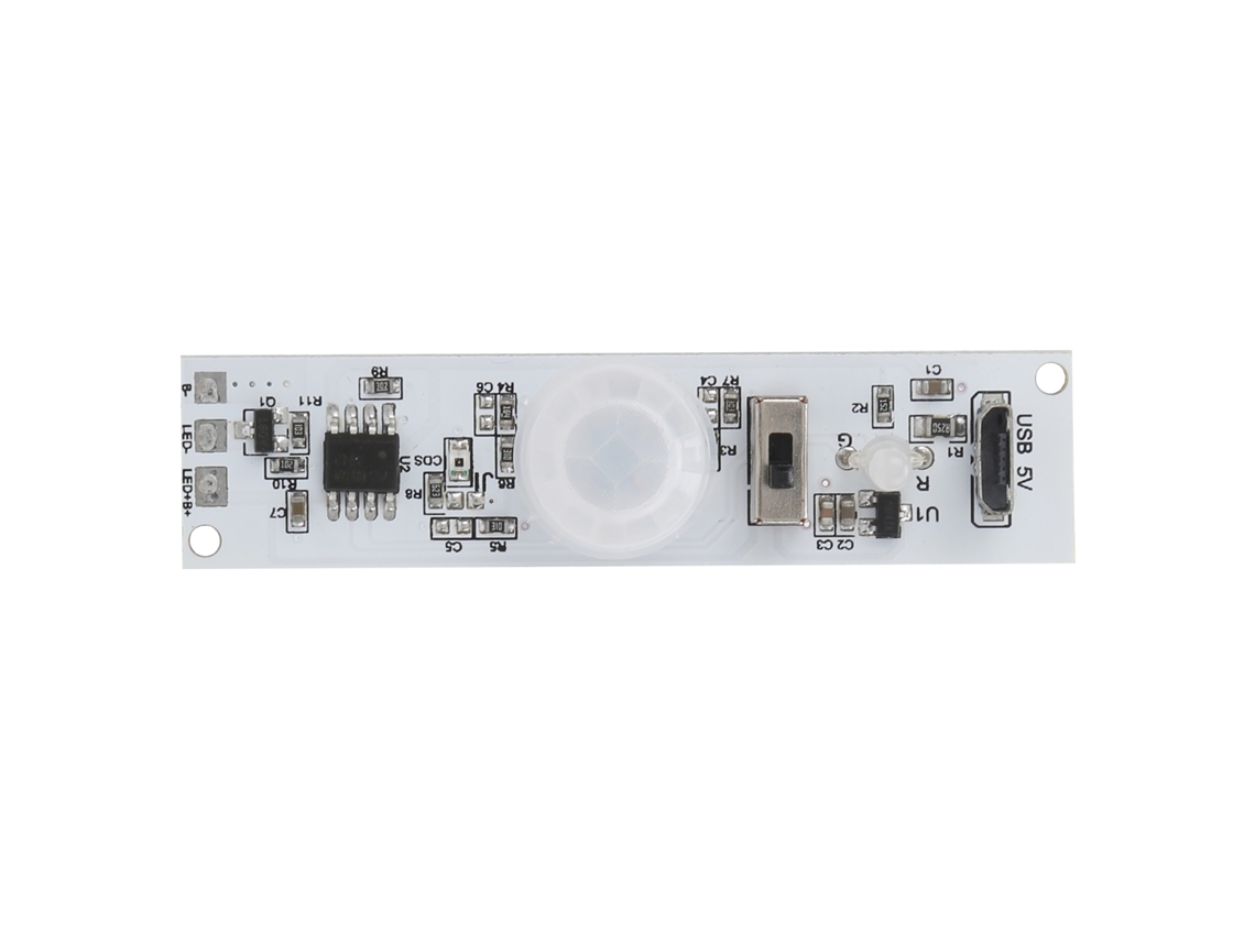 Módulo Sensor Infrarrojo Recargable Usb Abs, 2 Metros, Para Armarios De Cocina, Dc5v
