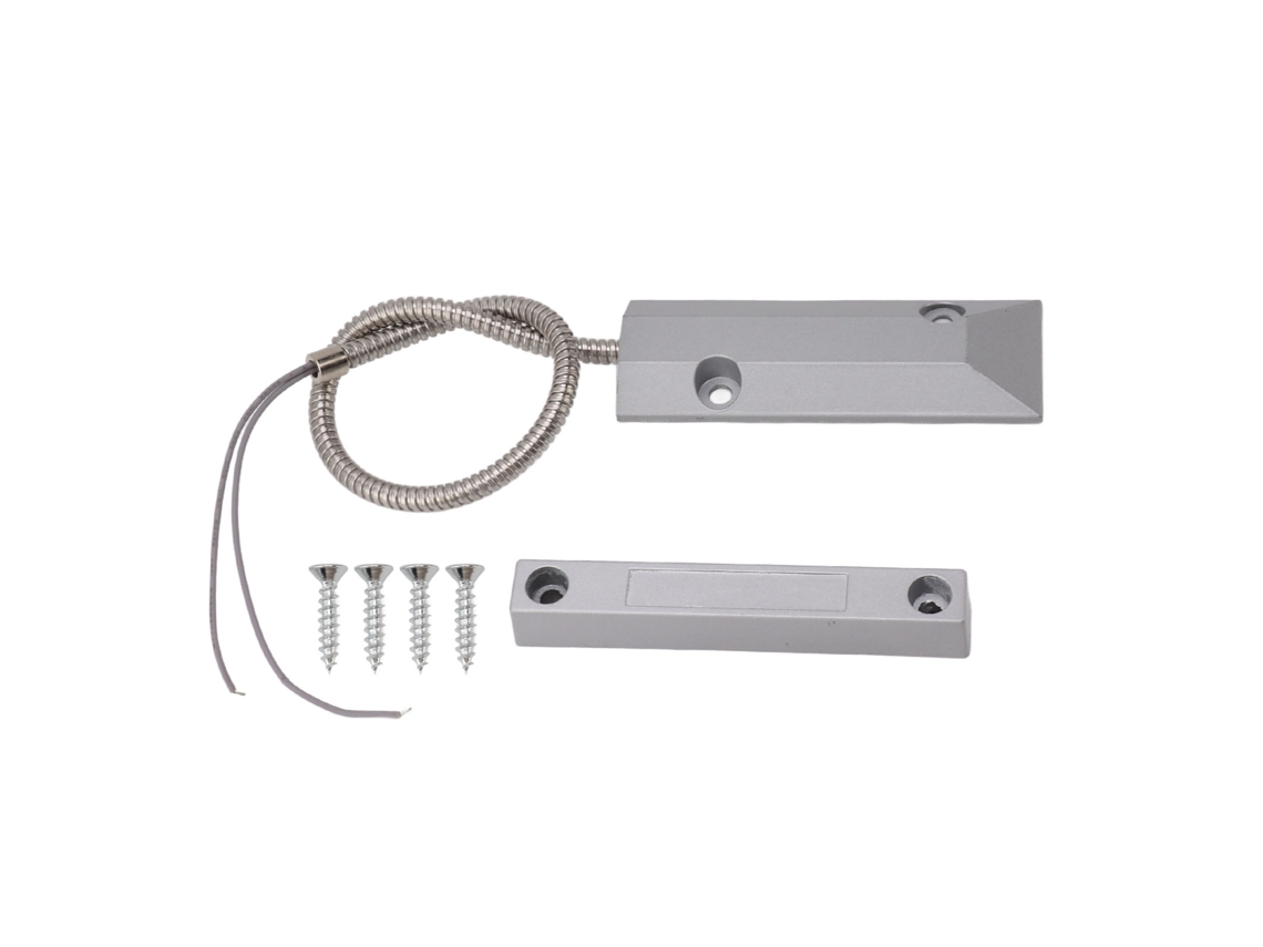 Sensor Magnético De Contacto Antirrobo Con Cable Para Puertas: Fácil Instalación Y Alta Sensibilidad.
