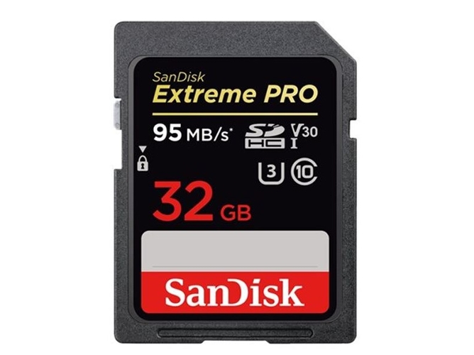 Tarjeta de memoria SD SANDISK Extreme Pro 32GB 95MB/S V30 — SDHC | 32 GB
