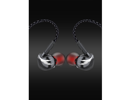 V11 Sport Wired Super Bass 3.5Mm Crack Auriculares Auriculares [Negro]