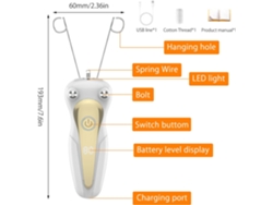 Depiladora facial eléctrica Mdug para mujeres, depiladora facial eléctrica, depiladora facial USB