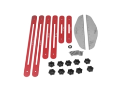 Herramienta De Medida Para Peldaños De Escalera Plantilla De Calibre 11‑60in Para Risers Estantes Drywall Rojo